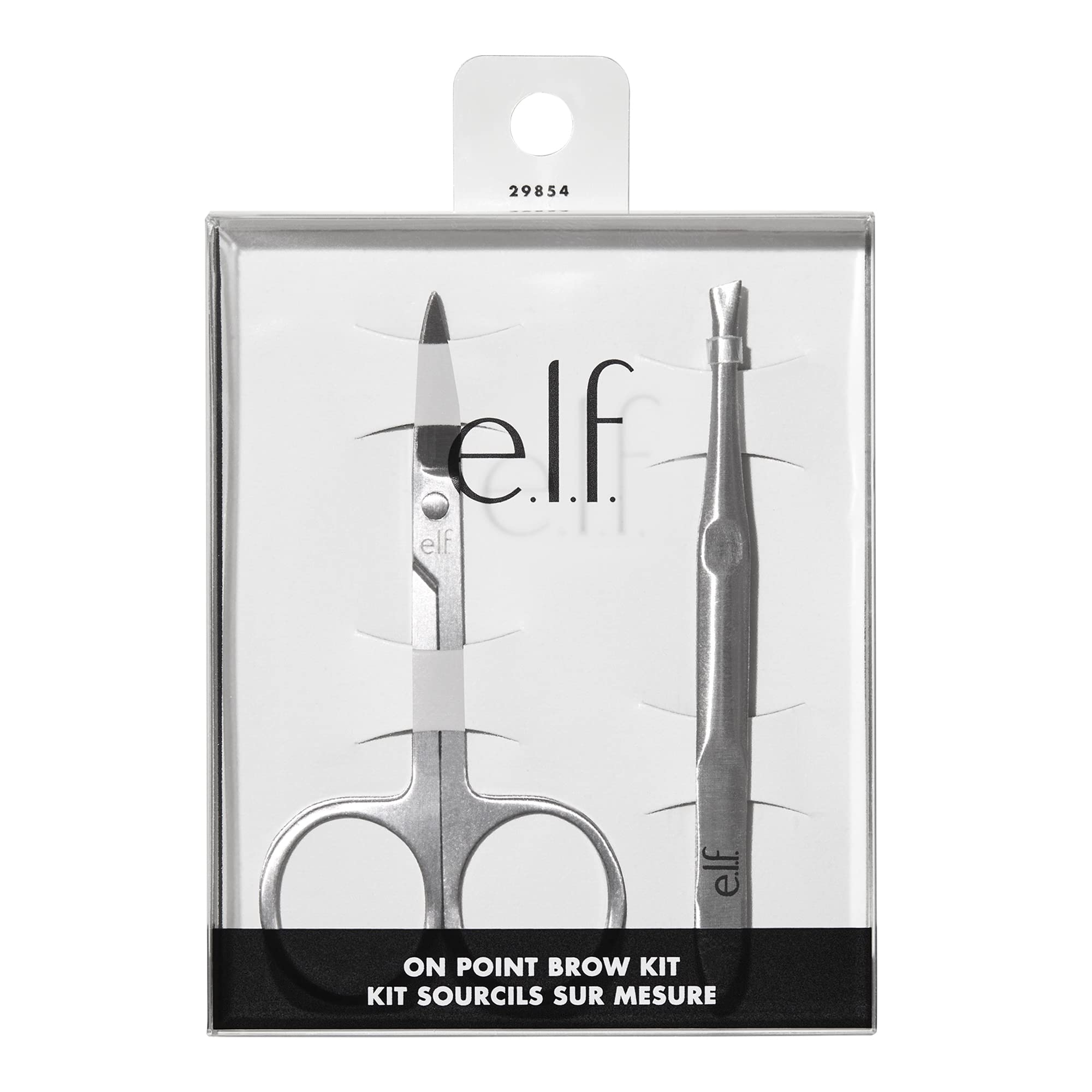 e.l.f. On Point Brow Kit, Duo Of Pro-quality Eyebrow Scissors & Tweezers For Shaping Eyebrows, Great For Precise Shaping, Vegan & Cruelty-Free